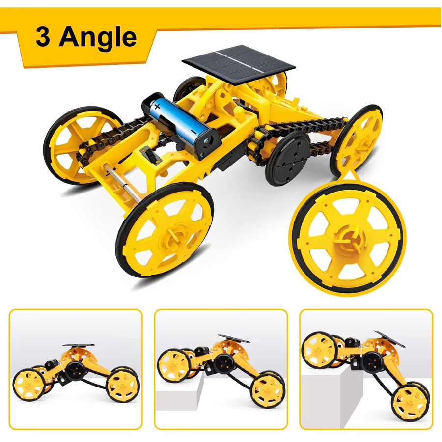CONUSEA Solar DIY Robotic Set, All-Wheel-Drive Klettern Auto, ab 6 Jahre - Bild 4