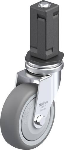Blickle LRA-TPA 75KF-EV04 Lenkrolle in Grau und Silber mit 75mm Rad-Durchmesser und 75kg Tragfähigkeit - Bild 1