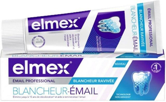 Elmex Zahnpasta Schmelzschutz Weiß, 75 ml - Bild 1