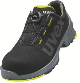 Uvex Halbschuhe S2 in Schwarz Gelb Größe 48 Weite 11 - Bild 1