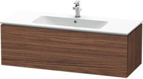 Duravit L-Cube Waschtischunterschrank wandhängend, Braun, B: 122 cm, T: 48,1 cm, H: 40 cm - Bild 1
