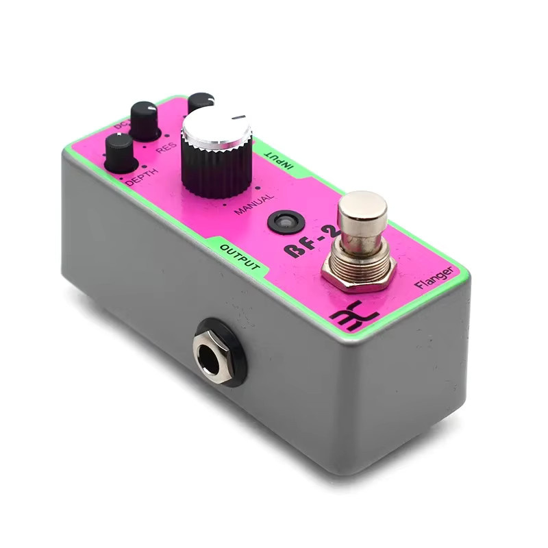 ENO TC41 Flanger Effektpedal für E-Gitarren in Pink mit Metallgehäuse - Bild 2