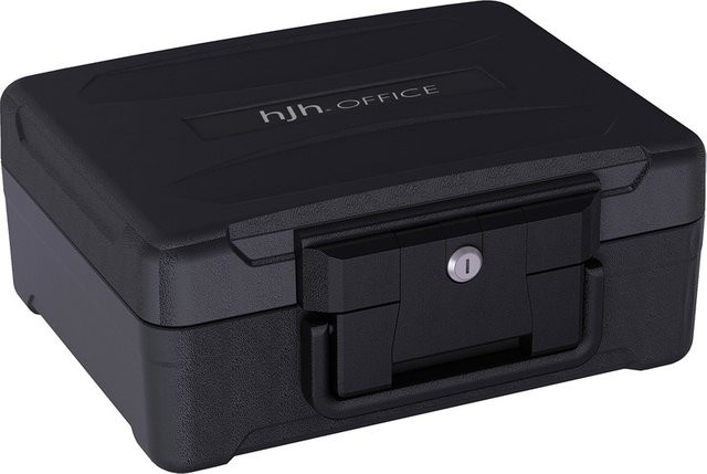 hjh OFFICE Tresor Safe Compact Slim aus Polypropylen in Schwarz - Bild 1
