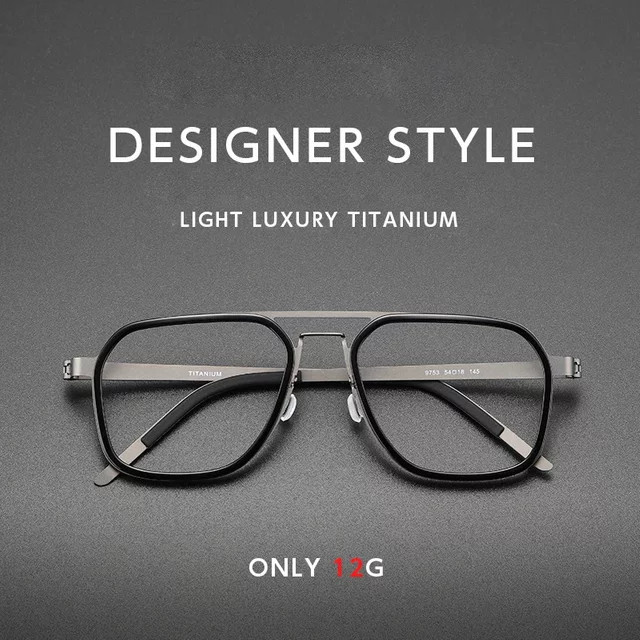 ENTITY Korrektionsbrille Titan, Vollrand, Square, Herren - Bild 1