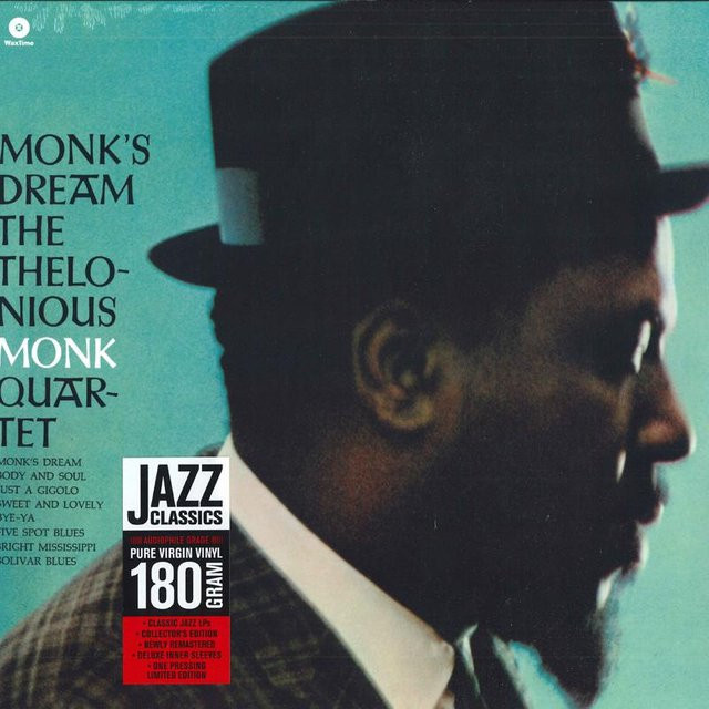Thelonious Monk Quartet - Monk's Dream LP Schallplatte von WaxTime, Jazz, Blau - Bild 1