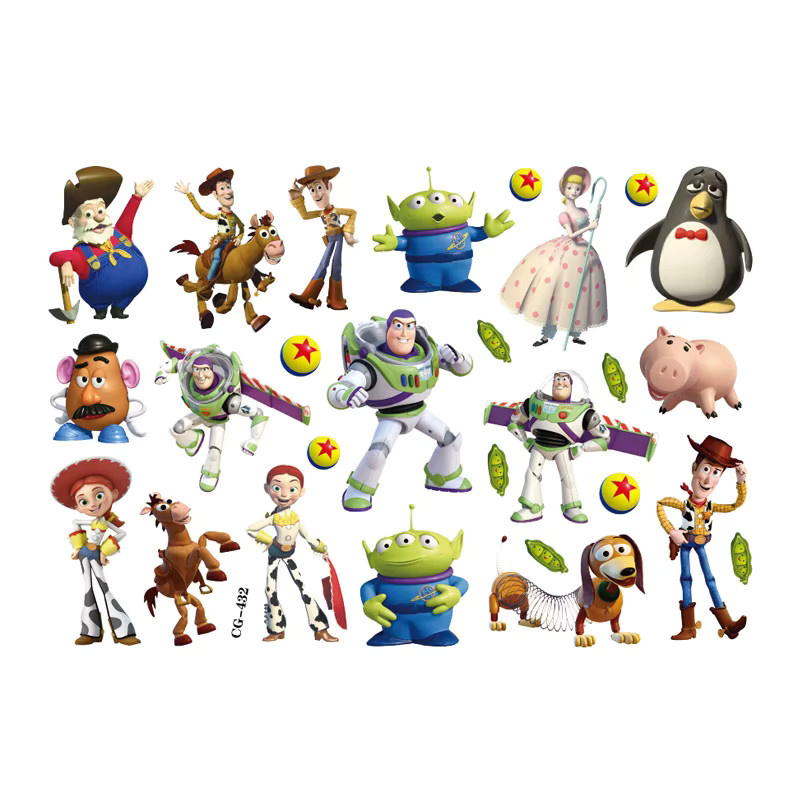Bandai Toy Story temporäre Tattoo-Aufkleber - Bild 2