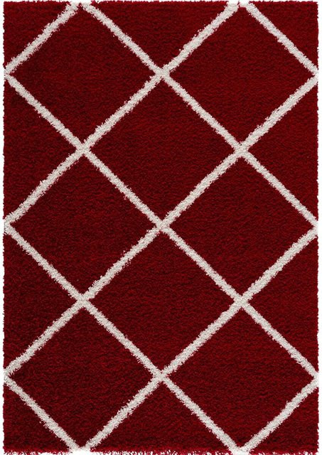 Sanat Hochflorteppich MADRID in Rot, B: 160 cm, L: 230 cm - Bild 1