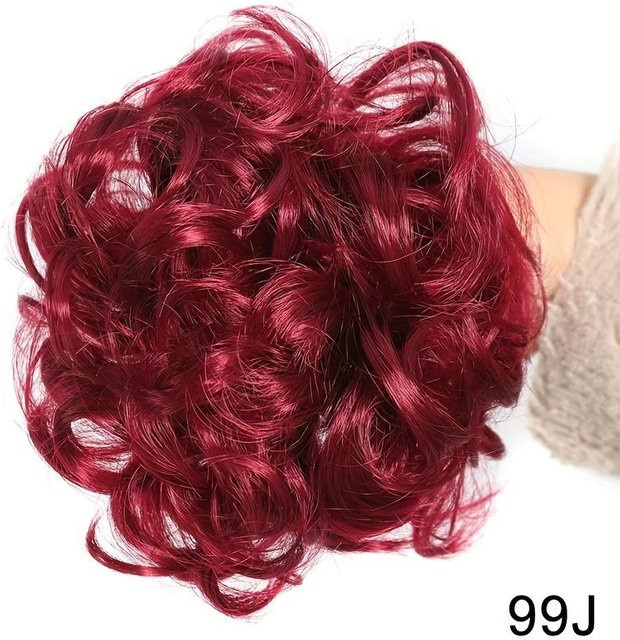 Aosiwig Dutt-Haarteil, lockiges Haar, Damen - Bild 1