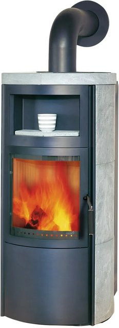 Hark Kaminofen Vito WW GT ECOplus in Grau mit 8 kW Leistung und wasserführender Funktion - Bild 1