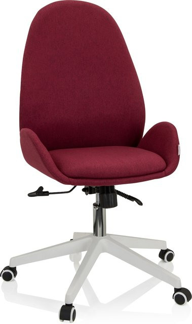 hjh OFFICE Home Office Bürostuhl AVEA in Stoff mit Armlehnen und gewichtsabhängig einstellbarer Synchronmechanik - Bild 1