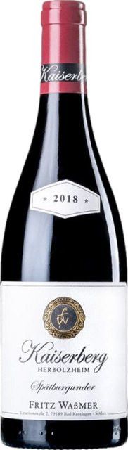 Fritz Waßmer Spätburgunder Rotwein, Baden, 2019, trocken, 0,75 l - Bild 1