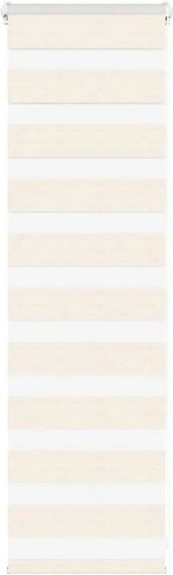 vidaXL Doppelrollo Day & Night in Marmorbeige, Polyester, B: 50 cm, H: 100 cm - Bild 1
