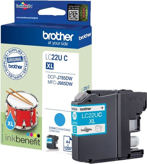 Brother Original Cyan Druckerpatrone LC-22U für Inkjet-Drucker - Bild 2