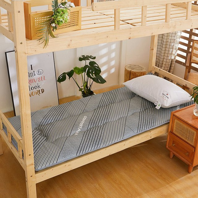 Faltbare Tatami-Matratze in Grau, weiche und atmungsaktive Matratzenauflage für Erwachsene - Bild 1