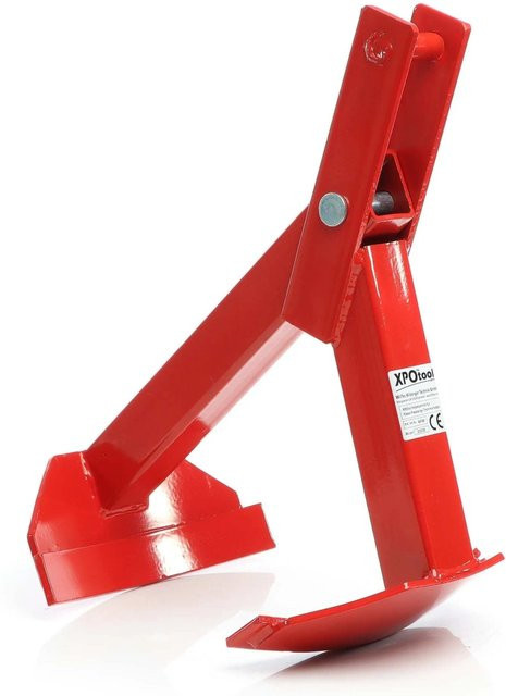 Xpotool Hebeklemme für Fässer 210L, rote Fasszange aus Stahl mit 500kg Tragkraft und Spannweite 20-65cm - Bild 1