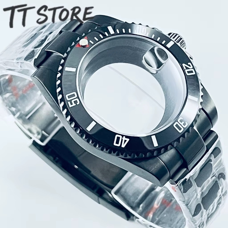 CHIKUANG Analoguhr, Schwarz, Edelstahl, Saphirglas, 40 mm, Unisex - Bild 2