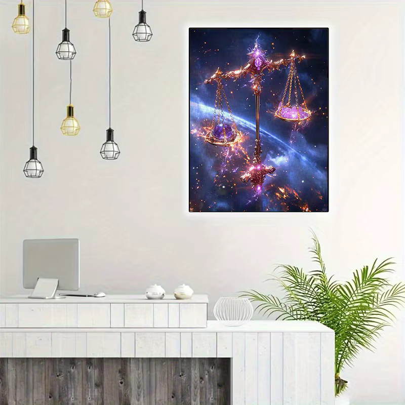 AZNM Waage-Sternzeichen Puzzle, 1.000 Teile, Weltraum - Bild 3