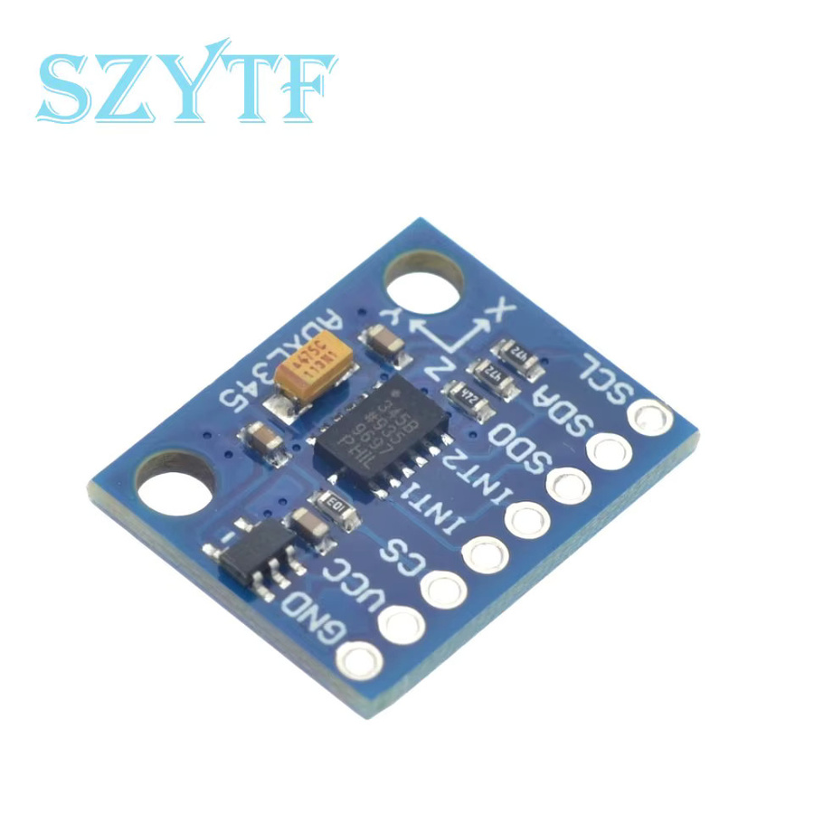 SZYTF GY-291 ADXL345 Digitales Dreiachsiges Beschleunigungs- und Neigungssensor Modul in Blau mit IIC und SPI Schnittstellen - Bild 2