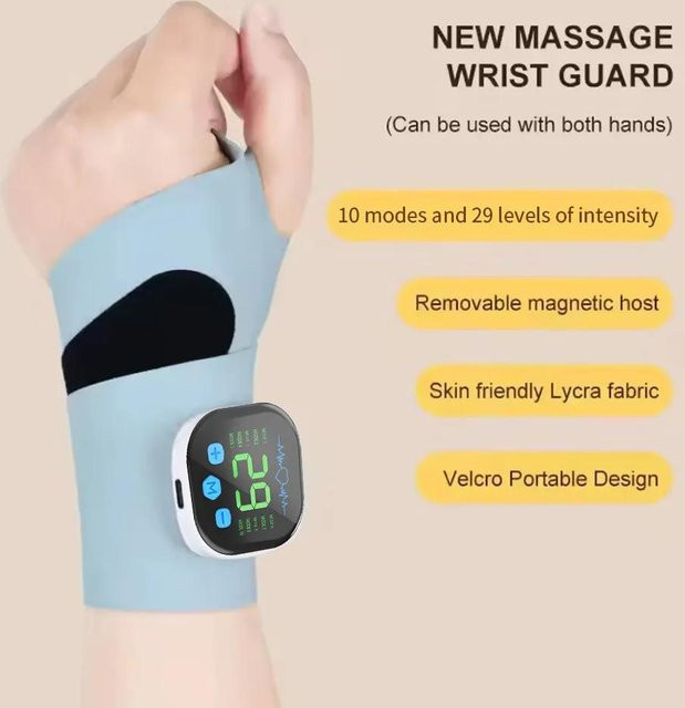 YJMP beauty health Hand- und Handgelenkmassagegerät, Blau - Bild 1