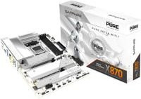 Sapphire PURE X870A WIFI 7 Mainboard AM5 DDR5 in Weiß mit Wi-Fi, Bluetooth und Ethernet/LAN - Bild 1