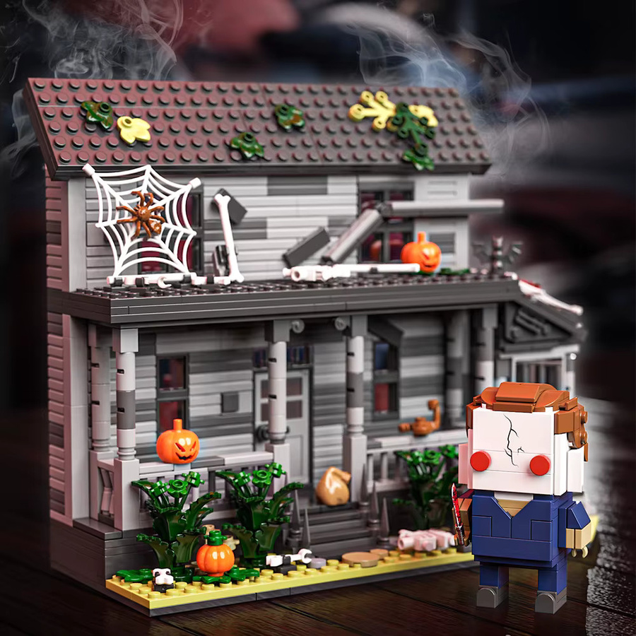 SEMBO BLOCK Halloween Horrorfilm Bauspielzeug Set mit 780 Teilen für Sammler und kreative Dekoration - Bild 3