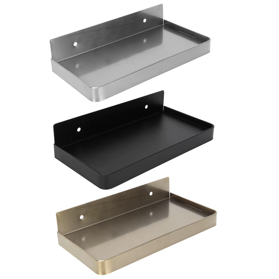 TOPINCN Telefonhalter aus Edelstahl für die Wandmontage, Farbe: Silber, Breite: 18,5 cm, Höhe: 9,0 cm - Bild 3