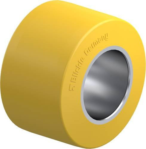 Blickle Bandagenrad in Braun und Gelb mit 200 mm Durchmesser und einer Tragfähigkeit von 2250 kg - Bild 1