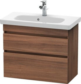 Duravit Waschtischunterschrank DuraStyle in Nussbaum Natur, wandhängend, 2 Schubladen, B: 73 cm, T: 36,8 cm, H: 61 cm - Bild 1