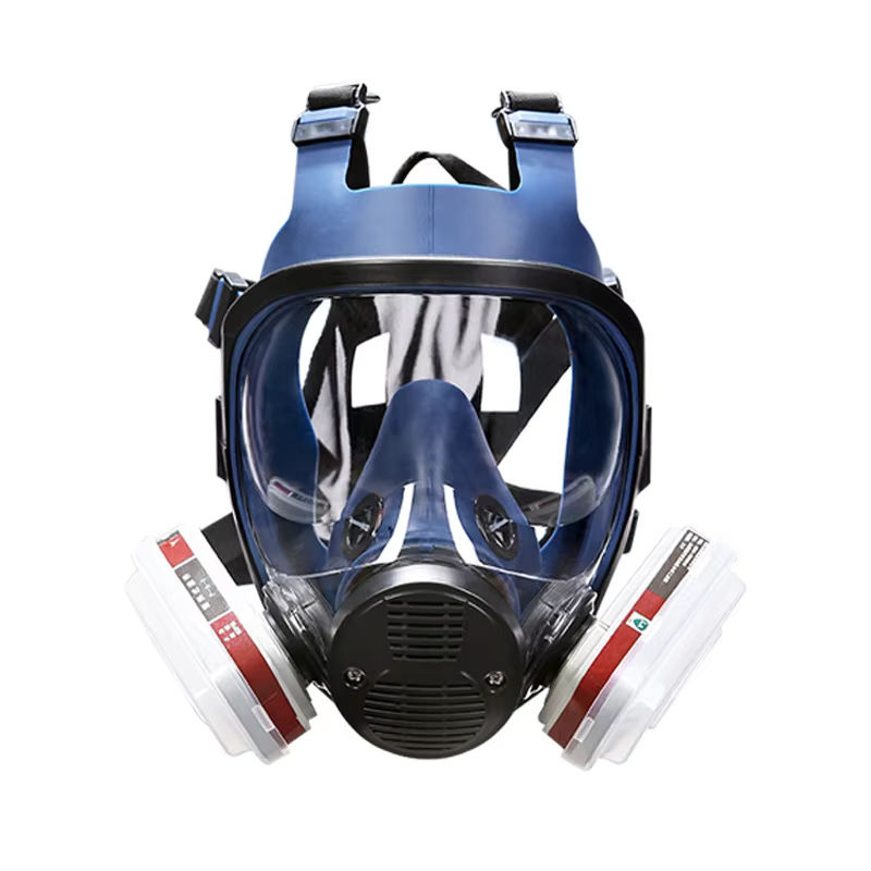 AnruiGe PROTECT 6800 Panorama Gasmaske mit Druckentlastungs-Kopfgeschirr zum Schutz vor chemischen Dämpfen und Pestiziden - Bild 7