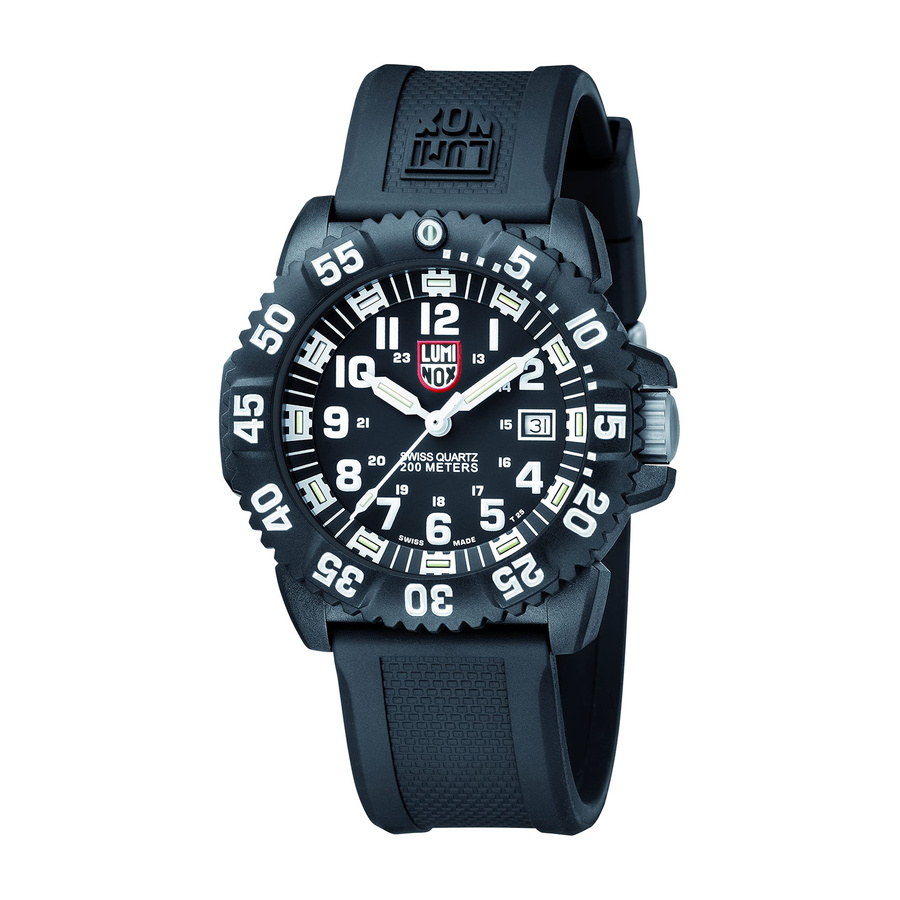 Luminox Herrenuhr, Quarz, Karbon, 44 mm, Schwarz, 20 ATM - Bild 4