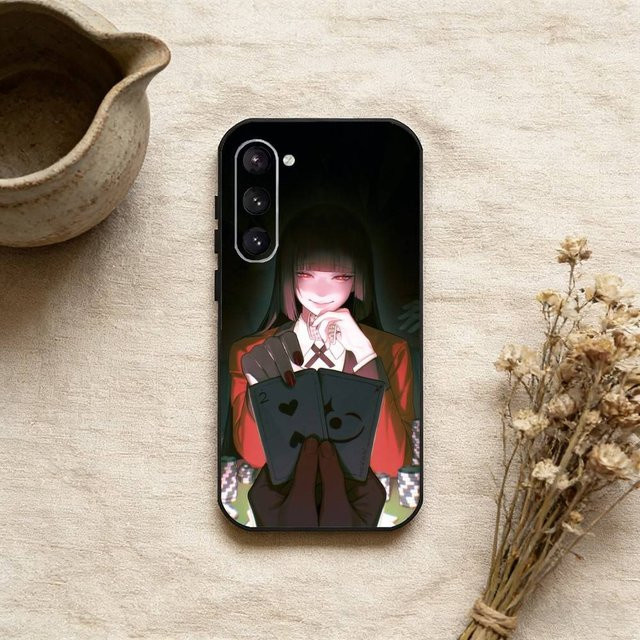 Anime K-Kakegurui Handyhülle für Samsung Galaxy A52 5G, A71 5G, A73 5G, A51 5G, A53 5G, A21 5G, A22 5G, A32 5G, A80 5G, A72 5G, A22 5G, weiche Schutzhülle in Schwarz und Multicolour - Bild 1