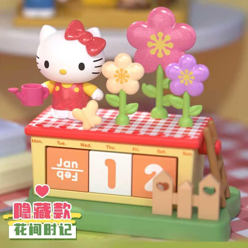 Blokees Sanrio Hello Kitty Warm Spring Preface Series, Blind Box, Puzzle Modell Spielzeug - Bild 2