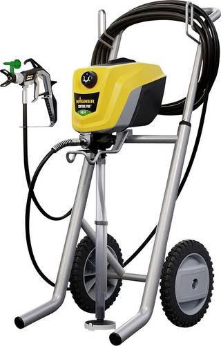 Wagner Control Pro 350M Airless Farbsprühsystem in Gelb mit 600W Leistung und bis zu 1500 ml/min Fördermenge für Lack, Lasur und Wandfarbe - Bild 1