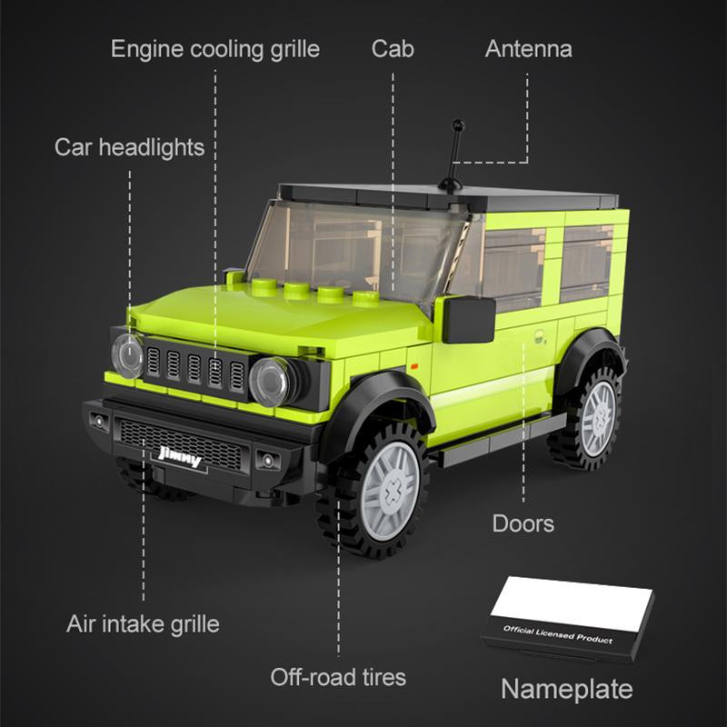 Cada Stadt-SUV-kompatibler Geländewagen-Baustein 1:24 ab 18 Jahren - Bild 3