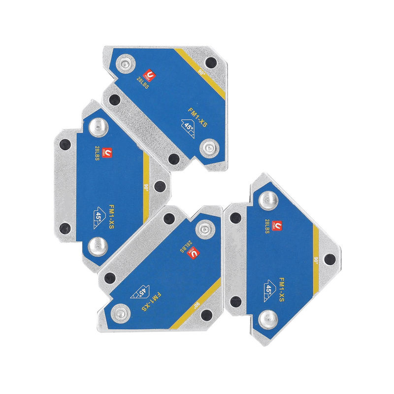 Kkmoon Magnetischer Schweißfixierer Set, 4 Stück Mehrwinkel-Magnet-Schweißpositionierer in 45, 90 und 135 Grad, bunt, aus Stahl - Bild 2