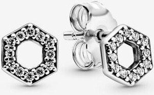 YIRAN Jewelry Ohrstecker 925 Silber, Gold, Zirkonia, Damen - Bild 1
