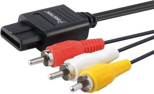 INSTEN RCA Composite Audio Video AV-Kabel für Nintendo 64 und GameCube, 1,8 m, Multicolor - Bild 1