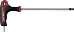 Kraftwerk Kugelkopf-T-Griff-Schraubendreher 2.5 mm in Rot - Bild 1