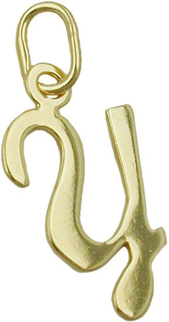 Paolo Renzo Buchstabenanhänger, 333 Gelbgold, 15x10mm, Unisex - Bild 1