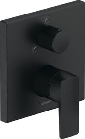 Duravit Manhattan UP-Wannen-Einhebelmischer mit Umstellventil in Schwarz Matt - Bild 1