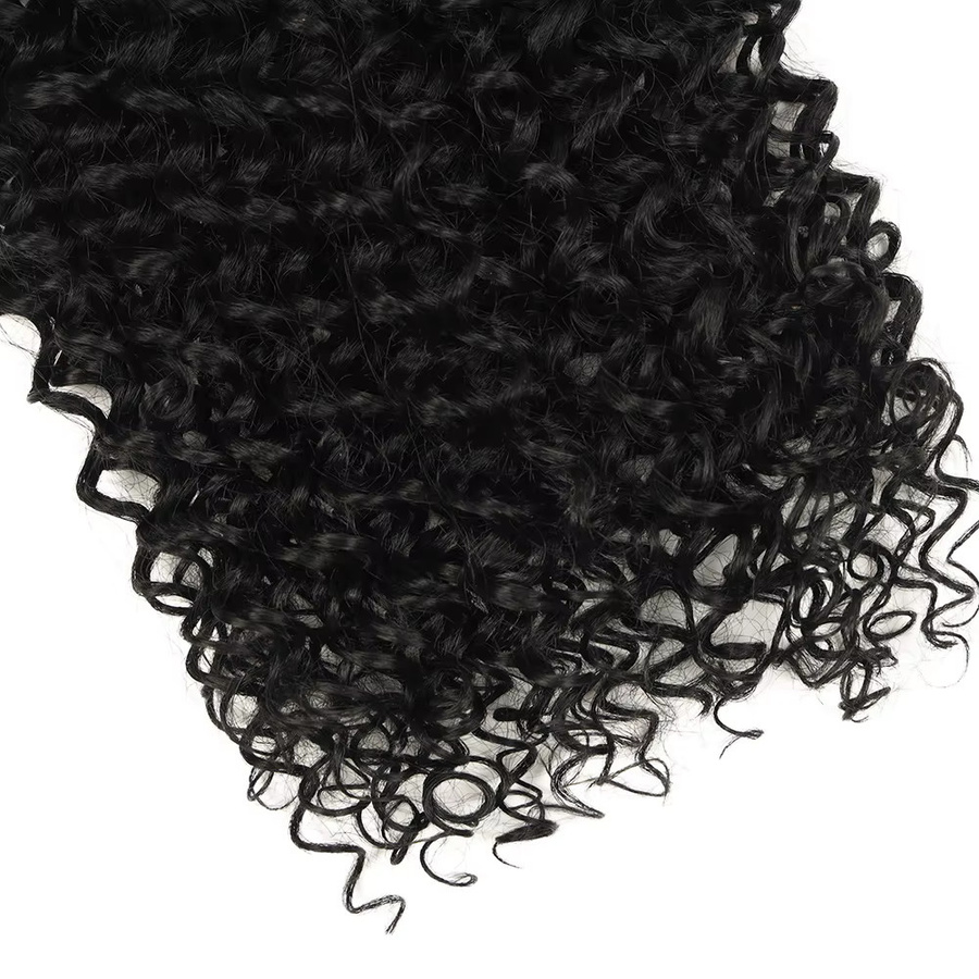 YAKIBEAUTY Kinky Curly Synthetische Boho-Zöpfe Bulk-Haar, 2 Stück, 30 Zoll - Bild 4