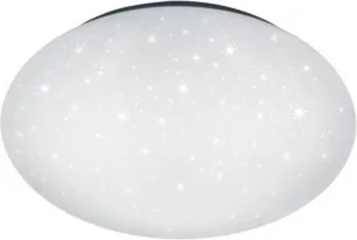 Trio LED-Deckenleuchte Paolo in Weiß mit Starlight-Effekt, rund, Durchmesser: 37 cm, Höhe: 8,5 cm - Bild 2