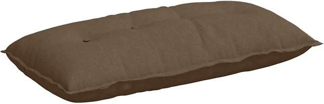 vidaXL Rückenkissen aus Stoff in Braun mit abnehmbarem Bezug, B/T/H: 100 x 19 x 50 cm - Bild 1