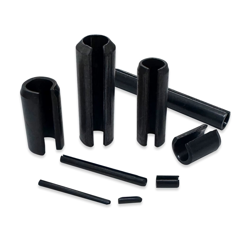AIMUNOK Schlitz-Federdübel-Sortiment-Set mit Spannrollenstiften in Schwarz, M1,5 bis M6 - Bild 6