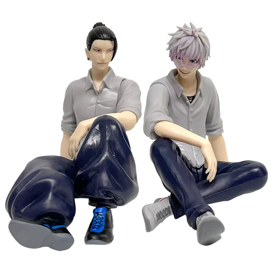 Bandai Jujutsu Kaisen Satoru Gojo und Geto Suguru, Actionfigur, Sitzhaltung, PVC Ornament - Bild 3