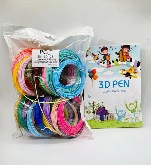 TIMOOK AACA PCL-Niedertemperatur-3D-Stiftfilament, Bunt / Mehrfarbig, Kunststoff - Bild 1