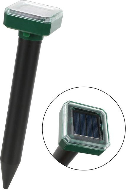 HILIFE Ultraschall Schädlingsbekämpfer mit Solar Power zur Abwehr von Schlangen, Vögeln, Mücken und Mäusen, Schwarz - Bild 1