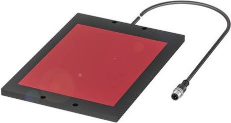 Balluff BAE LX-VS-HR200 Hintergrundleuchte aus Aluminium in Schwarz und Rot - Bild 1