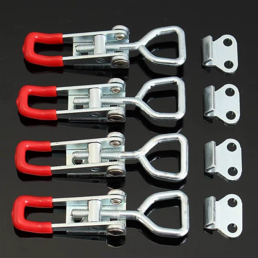 Einstellbare Heavy Duty Spannklammer als Schnellspannverschluss für die Holzbearbeitung, Farbe: Silber - Bild 3