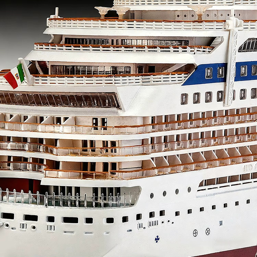 AT 99 MODEL Aida Luxus-Kreuzfahrtschiff-Montagemodell, 1:400, statisches Modell - Bild 5